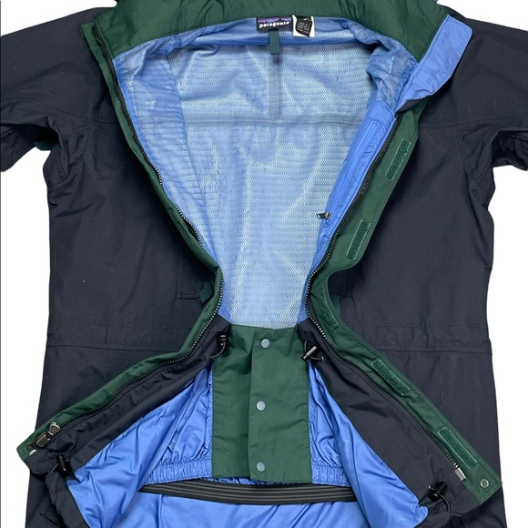 Vintage 1994 PATAGONIA 2 Tone Jacket w/ Heavy Duty Hood sz M/L - Picture 4 of 12